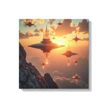 Canvas Print (Armada at Sunrise)