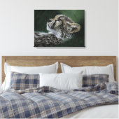 Canvas Print baby Cheetah II キャンバスプリント (インサイチュ (寝室))