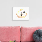 Canvas Print : Basful Of Kitten's キャンバスプリント (インサイチュ (リビング))