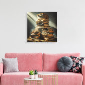 Canvas Print (Books in the Attic) キャンバスプリント (インサイチュ (リビング))