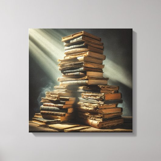 Canvas Print (Books in the Attic) キャンバスプリント (正面)