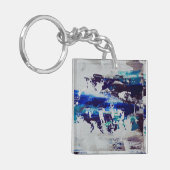Canvas Print Brise | Art abstrait contemporain キーホルダー (正面左)