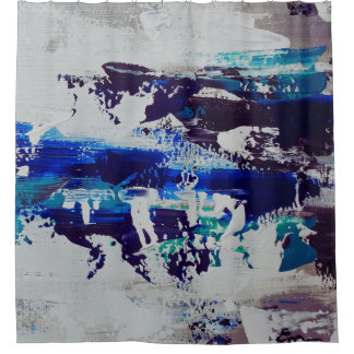 Canvas Print Brise | Art abstrait contemporain  シャワーカーテン