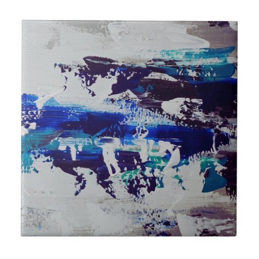Canvas Print Brise | Art abstrait contemporain タイル (正面)