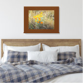 Canvas Print - California poppy キャンバスプリント (インサイチュ (寝室))