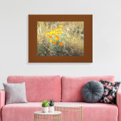 Canvas Print - California poppy キャンバスプリント (インサイチュ (リビング))