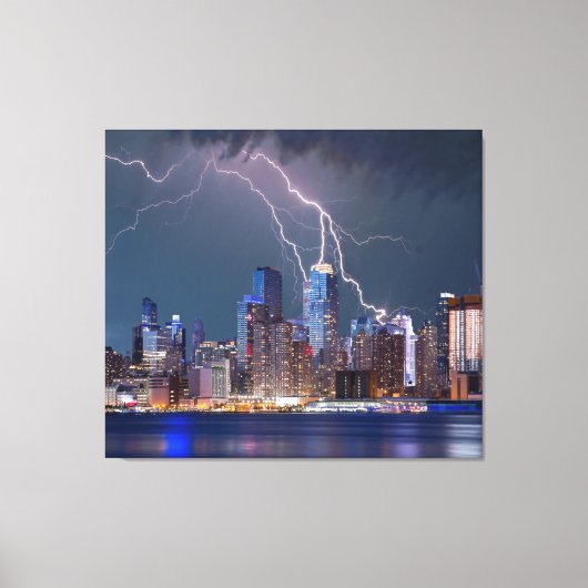 Canvas Print - Canvas Storm Over New York キャンバスプリント (正面)