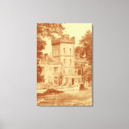 Canvas Print - 'Capernwray Hall' (Custard/Cinn) キャンバスプリント