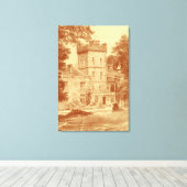 Canvas Print - 'Capernwray Hall' (Custard/Cinn) キャンバスプリント (インサイチュ (ウッドフロア))