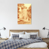 Canvas Print - 'Capernwray Hall' (Custard/Cinn) キャンバスプリント (インサイチュ (寝室))