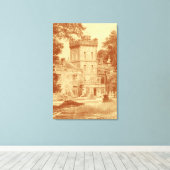Canvas Print - 'Capernwray Hall' (Custard/Cinn) キャンバスプリント (インサイチュ (ウッドフロア))