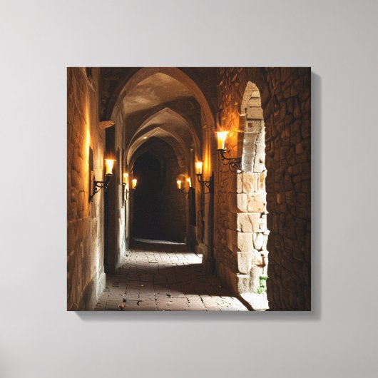 Canvas Print  (Castle Cooridor-2) キャンバスプリント (正面)