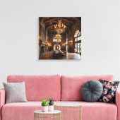 Canvas Print (Castle Dining Hall-2) キャンバスプリント (インサイチュ (リビング))