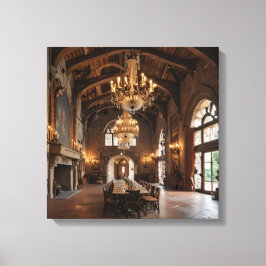 Canvas Print (Castle Dining Hall-2) キャンバスプリント