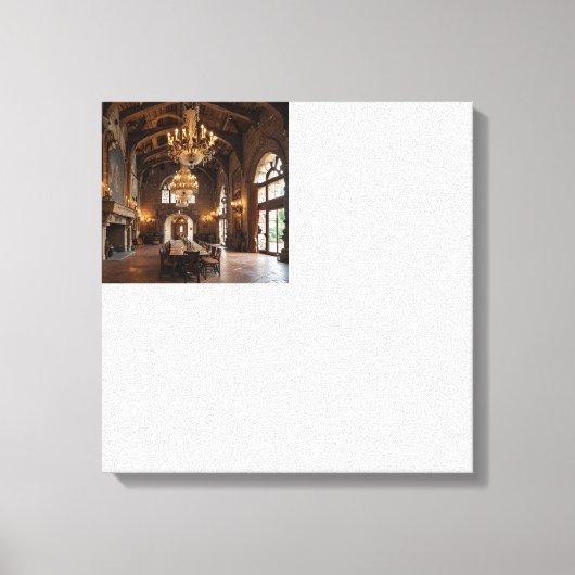 Canvas Print (Castle Dining Hall-2) キャンバスプリント (正面)