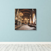 Canvas Print (Castle Dining Hall- 4) キャンバスプリント (インサイチュ (ウッドフロア))