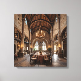 Canvas Print (Castle Dining Hall-6) キャンバスプリント