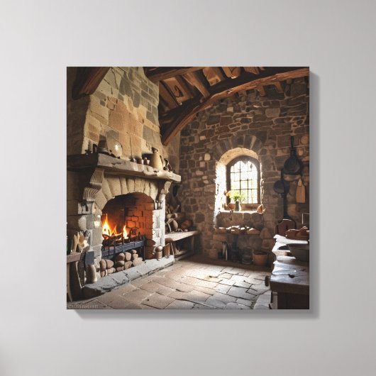 Canvas Print (Castle Kitchen) キャンバスプリント (正面)