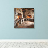 Canvas Print Castle Kitchen-2) キャンバスプリント (インサイチュ (ウッドフロア))