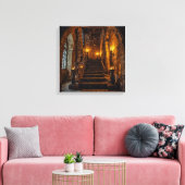 Canvas Print (Castle Stairway) キャンバスプリント (インサイチュ (リビング))