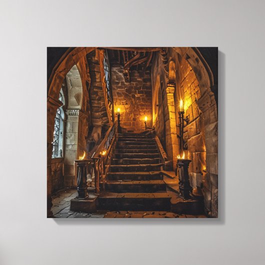 Canvas Print (Castle Stairway) キャンバスプリント (正面)