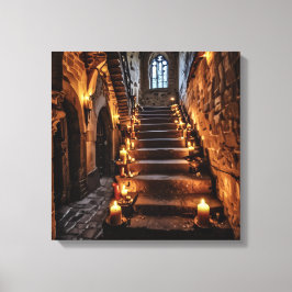 Canvas Print  (Castle Stairway-2) キャンバスプリント