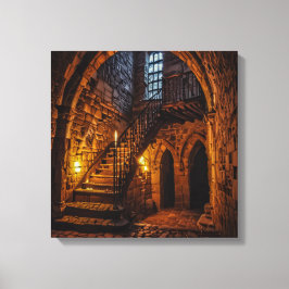 Canvas Print  (Castle Stairway-3) キャンバスプリント