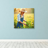Canvas Print (Country Girl) キャンバスプリント (インサイチュ (ウッドフロア))