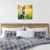 Canvas Print (Country Girl) キャンバスプリント (インサイチュ (寝室))
