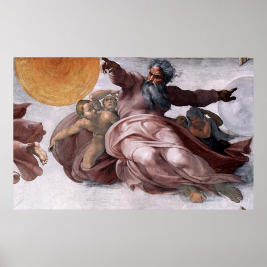 Canvas Print - Creation of Sun, Moon, and Planets ポスター (正面)