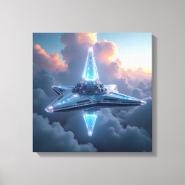 Canvas Print (Crystalline Starship) キャンバスプリント