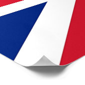 Canvas Print、Flag of Kingdomを使用した統一された印刷 ポスター (角)