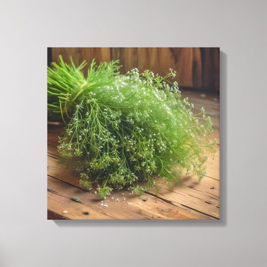Canvas Print (Fresh Dill) キャンバスプリント (正面)