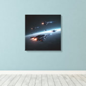 Canvas Print (Galactic Air Force) キャンバスプリント (インサイチュ (ウッドフロア))