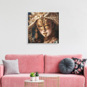 Canvas Print (Gilded Mask) キャンバスプリント (インサイチュ (リビング))