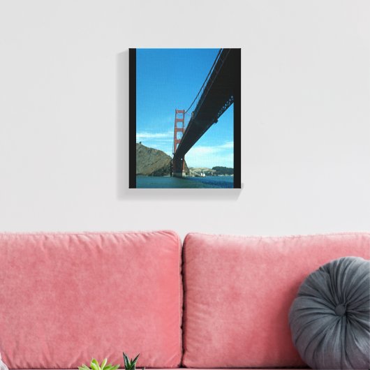 Canvas print - Golden Gate Bridge キャンバスプリント (インサイチュ (リビング))