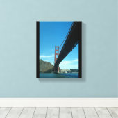 Canvas print - Golden Gate Bridge キャンバスプリント (インサイチュ (ウッドフロア))