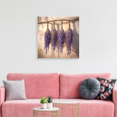 Canvas Print (Hanging Lavender Bundles) キャンバスプリント (インサイチュ (リビング))