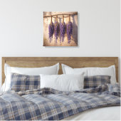 Canvas Print (Hanging Lavender Bundles) キャンバスプリント (インサイチュ (寝室))