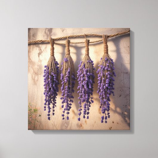 Canvas Print (Hanging Lavender Bundles) キャンバスプリント (正面)