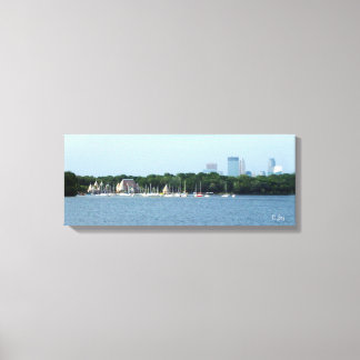 Canvas Print: Lake Harriet & Minneapolis Skyline_ キャンバスプリント