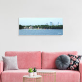 Canvas Print: Lake Harriet & Minneapolis Skyline_ キャンバスプリント (インサイチュ (リビング))