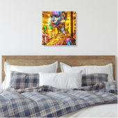 Canvas Print (Metallic Woman) キャンバスプリント (インサイチュ (寝室))