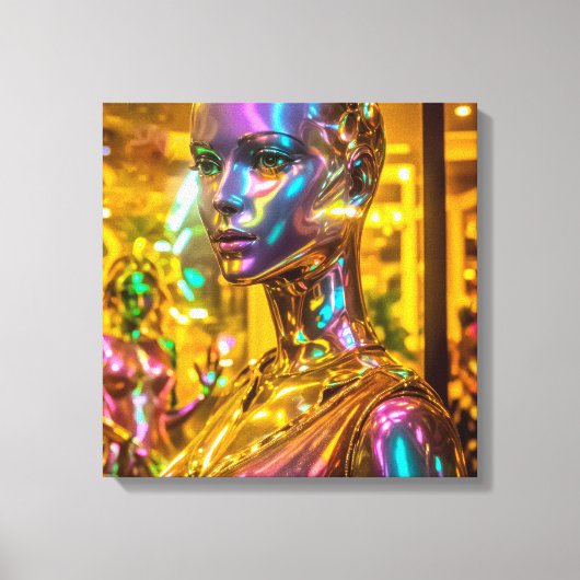 Canvas Print (Metallic Woman) キャンバスプリント (正面)