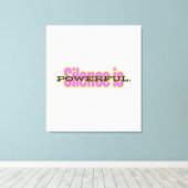 Canvas Print – Minimalist Motivational Wall Art キャンバスプリント (インサイチュ (ウッドフロア))