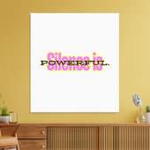 Canvas Print – Minimalist Motivational Wall Art キャンバスプリント (インサイチュ (リビング))