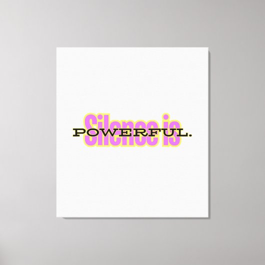 Canvas Print – Minimalist Motivational Wall Art キャンバスプリント (正面)