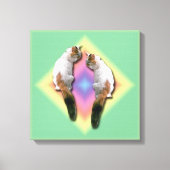 Canvas print - Mirrored Calico Cat キャンバスプリント (正面)