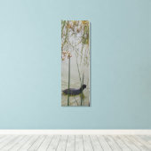 Canvas Print - Mud Hen in Reeds キャンバスプリント (インサイチュ (ウッドフロア))