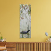 Canvas Print - Mud Hen in Reeds キャンバスプリント (インサイチュ (リビング))